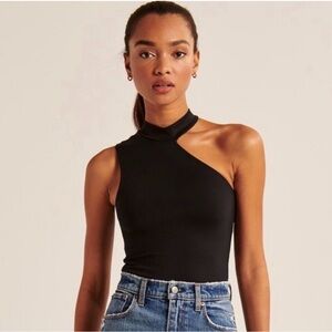 Abercrombie & Fitch Asymetrical/choker style bodysuit